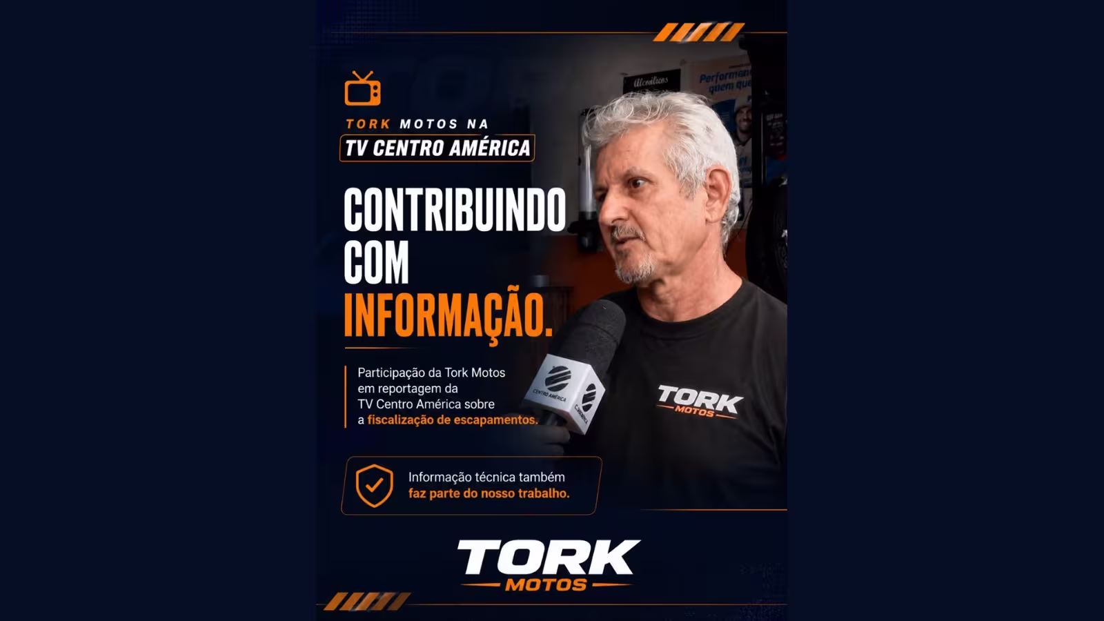 Reportagem Tork Motos na TV